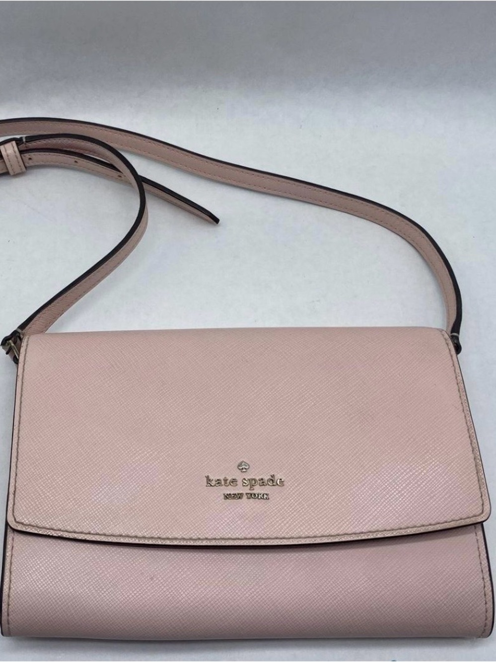kate spade Pale Pink Saffiano Crossbody Bag